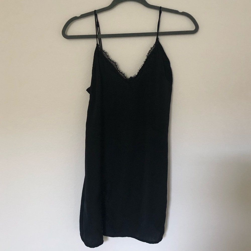 Black slip dress, size xsmall/ small